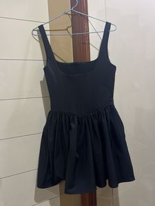 Zara Black Skater Dress