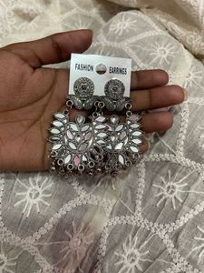 Statement Silver Earrings