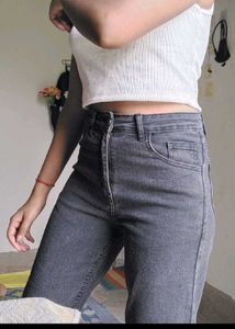 Grey Denim Jeans