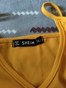 Mustard Sleeveless Dress