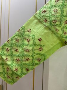 Cotton Chikankari Kurta Dupatta Pants
