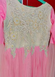 Price - 580  rs Only🥳 Long Designer Neck Work Gow