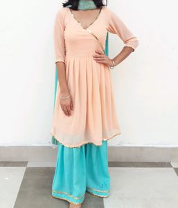 Peach Kurti Or Frock