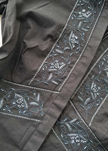 Y2k Fitted Embroidered Shirt
