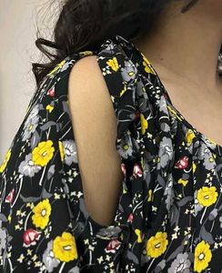 Floral Cold Shoulder Top – Elegant &amp; Trendy
