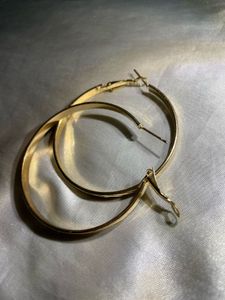 Large Gold Hoops