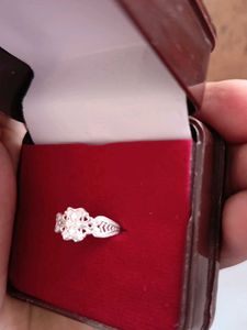 Sterling Silver Floral Ring