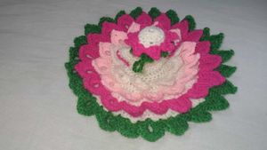 Handmade Crochet lotus wali Dress