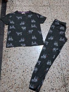 Zebra Print Pajama Set