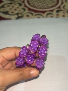 Purple Flower Bracelet