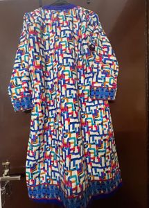 Colorful Patterned Kurta With Matching Pants
