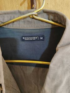 Rugger's Men's Casual Full Sleeves Shirt Size M 40