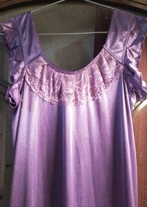 Mauve Lace Night Dress