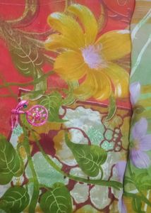 Flower Print Saree