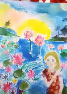 Lotus Painting