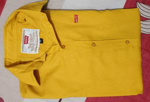 Levi's Yellow Button-Down Shirt