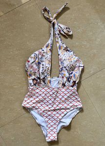 Cute Tie Up Swimwear Monokini Bodysuit