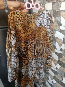 Branded Tiger printed Top For Women