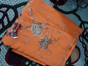 Embroidered Indian Saree COMBO