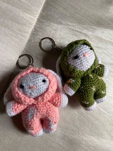Matching Crochet Keychain