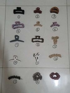 Combo Of 4 Elegant Hairclips