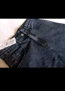 Shein NewBlack Straight Leg Jean