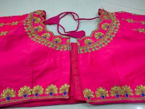 Pink Embellished Blouse