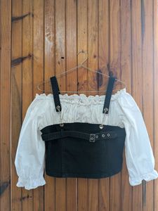 Off-Shoulder Corset Top