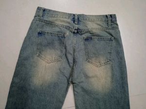 vintage washed jeans