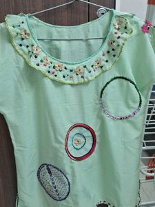 Cute Green   Non Branded  Top