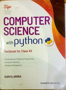 Sumita Arora Computer Science Book Class 12
