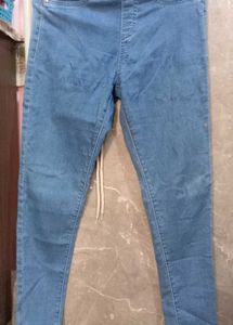 Blue Denim Jeggings