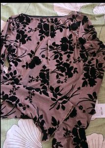 SAVANA Floral Print Top