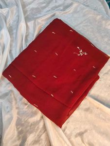 Elegant Red Saree