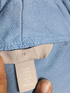 Light Blue V-Neck Top