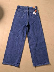 Wide Leg Denim Jeans