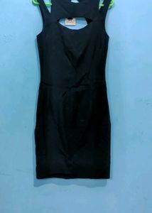 Black Cutout Mini Dress