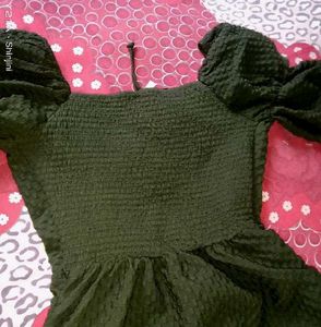 Olive Green Dress