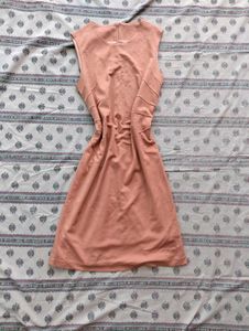 Sleeveless Salmon Dress