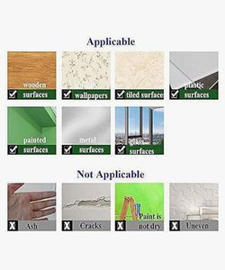 FORKLS Whiteboard Paper Sticker Roll