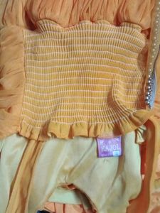 Totally New Kids Girl Wedding Dress With Ineer ❤️