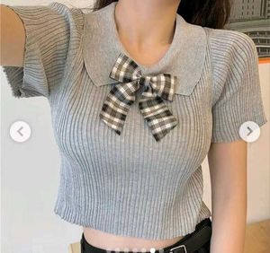 Cute Bow Detail Top