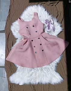 Pink Mini Velvet Dress🎀