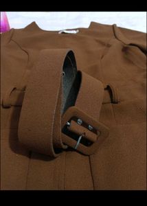 Brown Long Sleeve Dress
