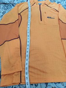 THE RED FACE Half-Zip Long Sleeve T-Shirt