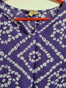 Bandhani Print Dress