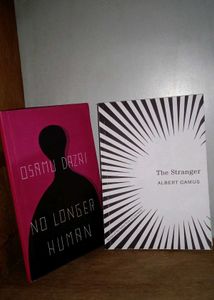 COMBO OF TWO BOOKS. ALBERT CAMUS AND OSAMU DAZAI.
