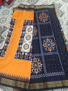 Ikkat Pure Silk Saree