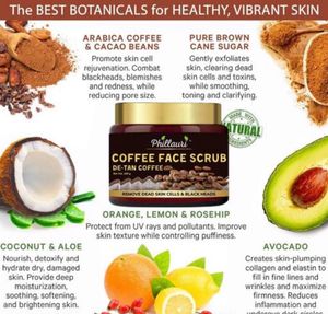 Aloe Vera Gel and De Tan Coffee Scrub