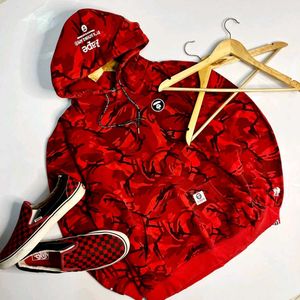 Red Camo BAPE Hoodie